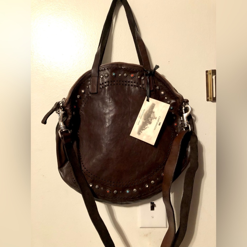 NWT CAMPOMAGGI RAVENNA CIRCLE HOBO/CROSSBODY
